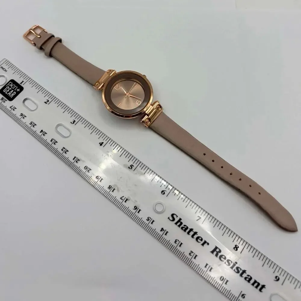 Rose Gold & Gray Classic Watch